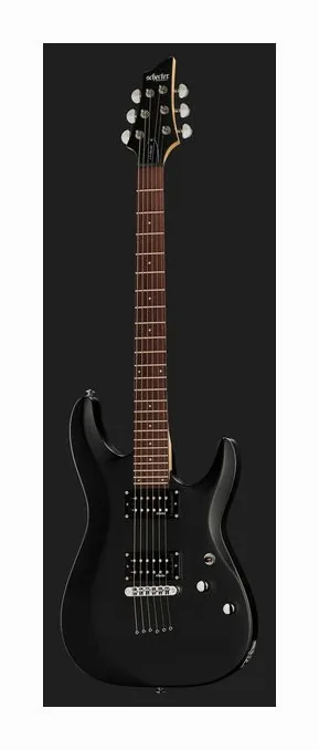 Schecter C-6 Deluxe SMLB widziana od przodu