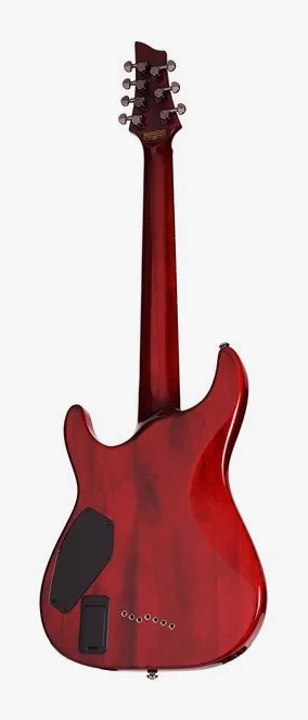 Schecter C-7 Hellraiser BCH, profil boczny korpusu