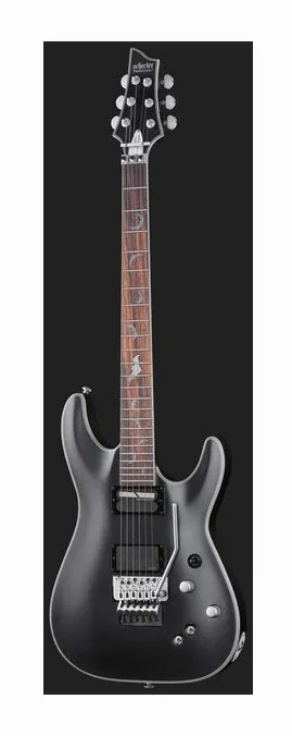 Schecter Damien Platinum 9 SBK, przetworniki i gałki regulacji