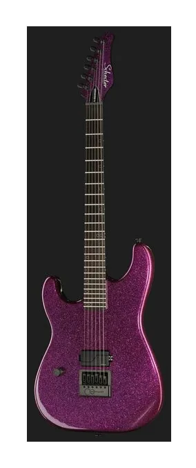 Schecter Danskimo-6 LH, korpus i lakier z bliska