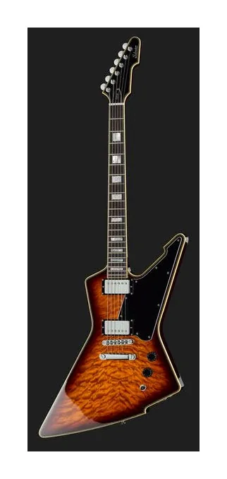 Schecter E-1 Custom Special Edition VSB, korpus i lakier z bliska