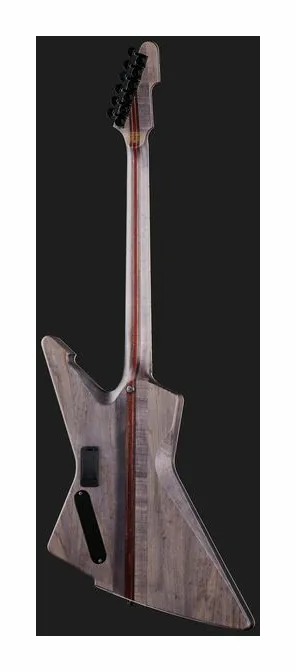 Schecter E-1 SLS Evil Twin SBK, główka z kluczami i logo