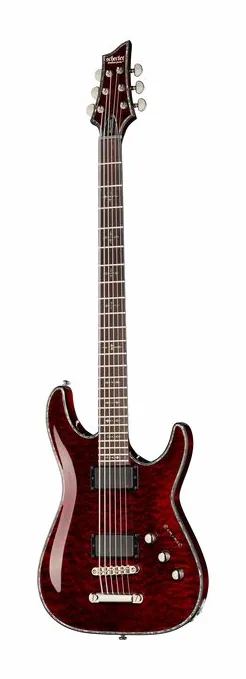 Schecter Hellraiser C-VI BCH z bliska od przodu