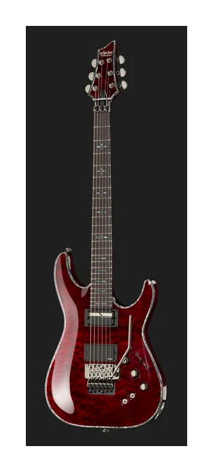 Schecter Hellraiser C1 FR S BCH, przełącznik przetworników i gniazdo wyjściowe