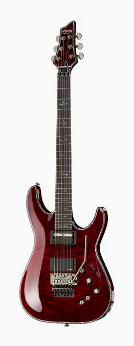Schecter Hellraiser C1 FR S BCH widziana od przodu