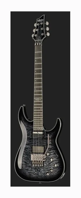 Schecter Hellraiser Hybrid C-1 FR S TBB, prog zerowy i pierwsze pozycje na gryfie