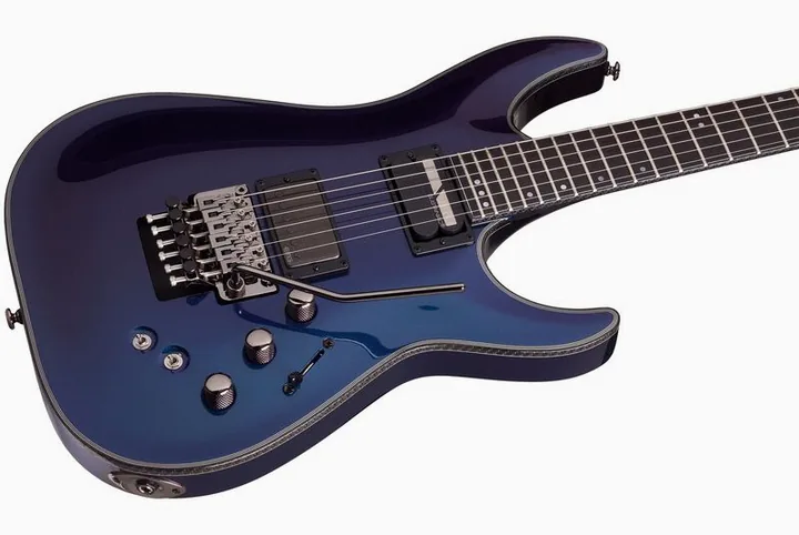 Schecter Hellraiser Hybrid C-1 UV, profil boczny korpusu
