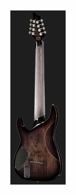 Schecter Hellraiser Hybrid C-8 TBB, prog zerowy i pierwsze pozycje na gryfie