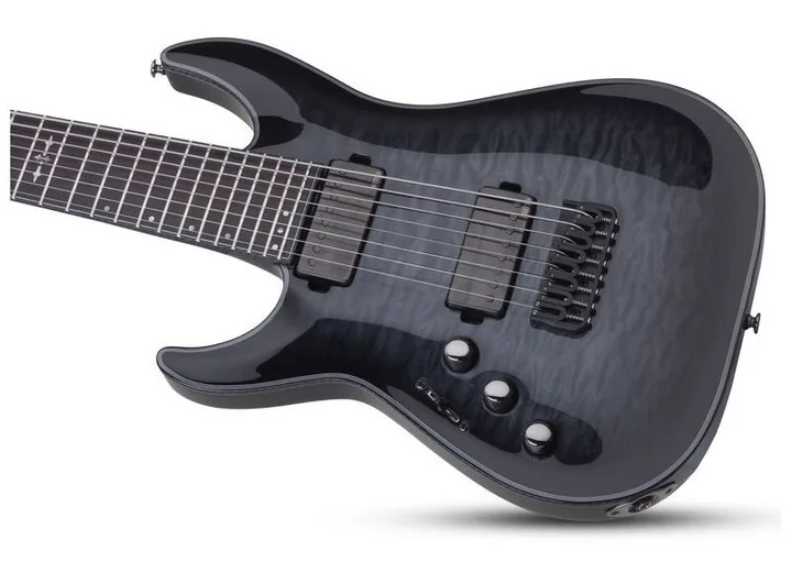 Schecter Hellraiser Hybrid C-8 LH TBB, mostek i klucze strojcze