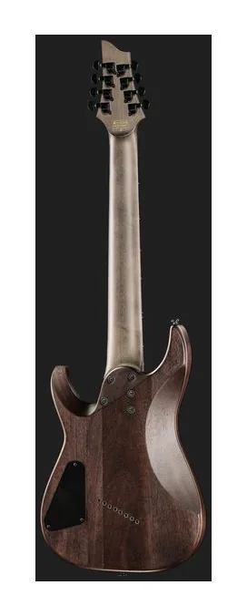 Schecter Omen Elite-8 MS Charcoal, prog zerowy i pierwsze pozycje na gryfie