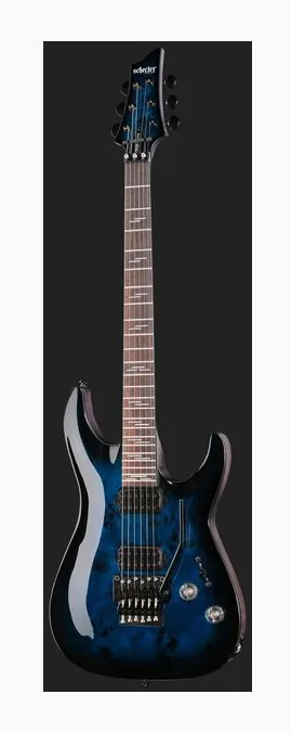 Schecter Omen Elite-6 FR STBB, linie korpusu z góry