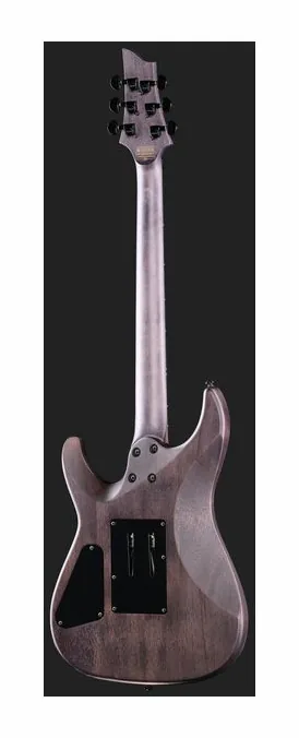 Schecter Omen Elite-6 FR STBB, przełącznik przetworników i gniazdo wyjściowe