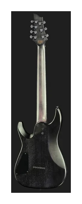 Schecter Omen Elite-7 See Blue Burst, przełącznik przetworników i gniazdo wyjściowe