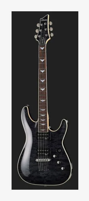 Schecter Omen Extreme 6 Blood Burst z bliska od przodu