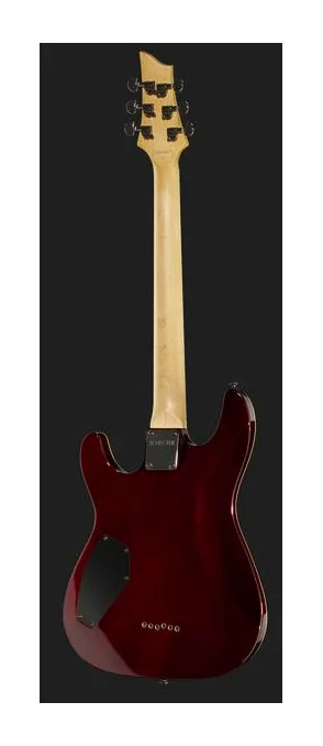 Schecter Omen Extreme 6 BCH, korpus i lakier z bliska