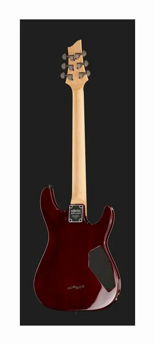 Schecter Omen Extreme 6 BCH LH, przełącznik przetworników i gniazdo wyjściowe