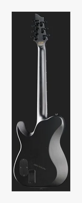 Schecter PT-7 MS Black Ops, główka z kluczami i logo