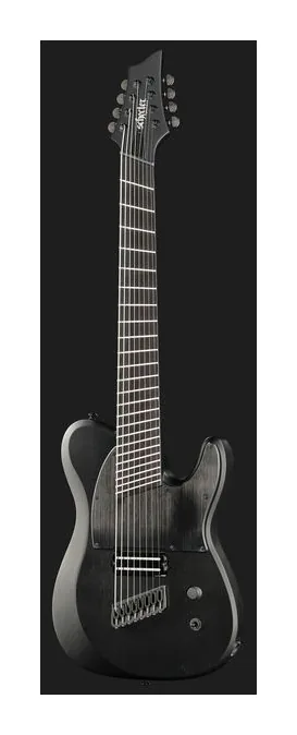 Schecter PT-8 MS Black Ops, linie korpusu z góry