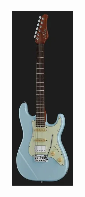 Schecter Signature Nick Johnston HSS AF, gryf i podstrunnica z boku