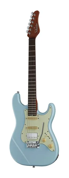 Schecter Signature Nick Johnston HSS AF ujęta od przodu na neutralnym tle
