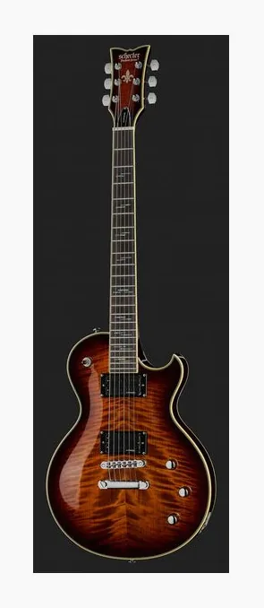 Schecter Solo-II Supreme CEBB, tył korpusu