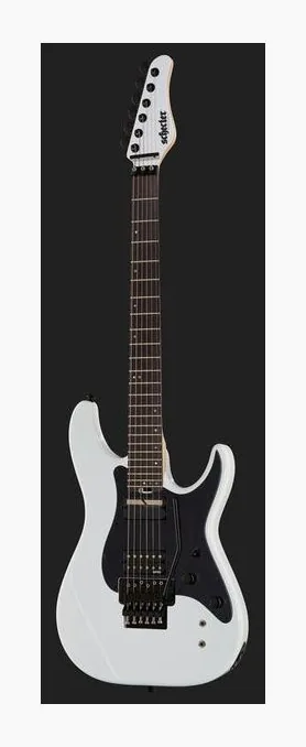 Schecter Sun Valley Super Shredder BL ujęta od przodu na neutralnym tle