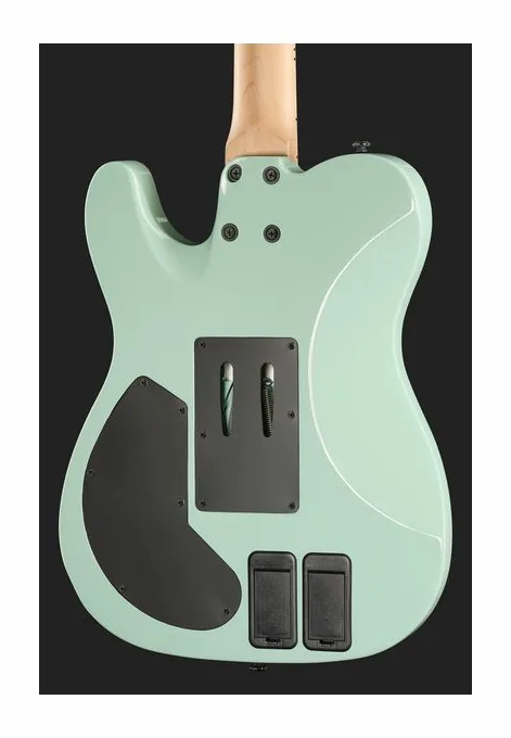 Schecter SVSS PT FR S SFG, główka z kluczami i logo