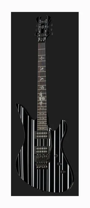 Schecter Synyster Gates Standard Gloss, przełącznik przetworników i gniazdo wyjściowe