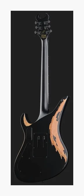 Schecter Synyster Gates Custom-S SBL, korpus i lakier z bliska