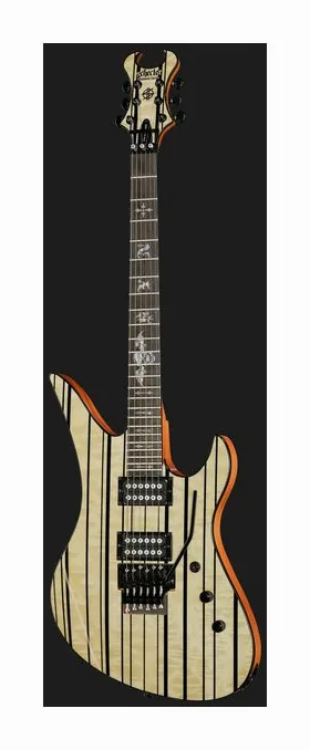 Schecter Synyster Std Plus FR GN, przełącznik przetworników i gniazdo wyjściowe