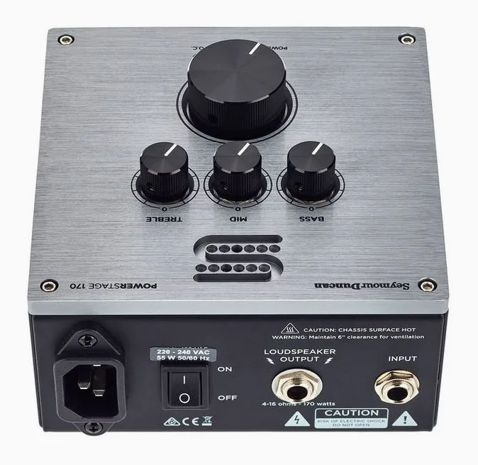Seymour Duncan Power Stage 170, widok z góry na head