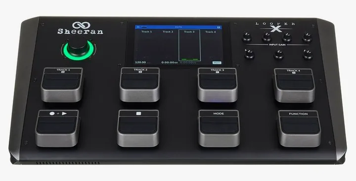 Sheeran Loopers Looper X, dioda i przełącznik nożny