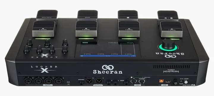 Sheeran Loopers Looper X, złącza z tyłu urządzenia