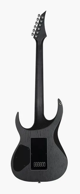 Solar Guitars A1.6DBOP Black Open Pore, linie korpusu z góry