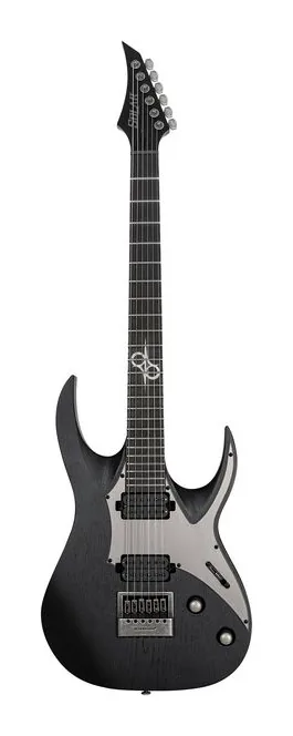 Solar Guitars A1.6DBOP Black Open Pore widziana od przodu