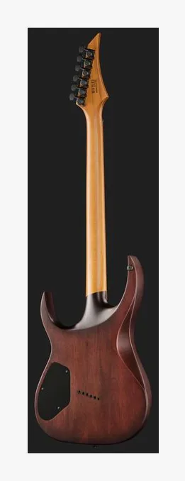 Solar Guitars A1.6FDPB-FF Flame Purple Burst, przełącznik przetworników i gniazdo wyjściowe
