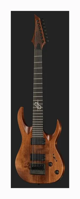 Solar Guitars A1.7AAN, główka z kluczami i logo