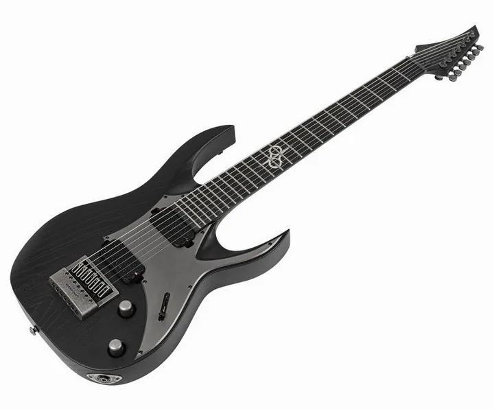 Solar Guitars A1.7DBOP Black Open Pore, tył korpusu