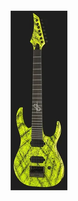 Solar Guitars A1.7LN Canibalismo+, profil boczny korpusu