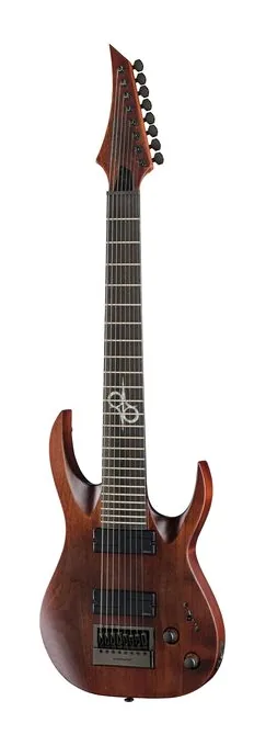 Solar Guitars A1.8AAN ujęta od przodu na neutralnym tle