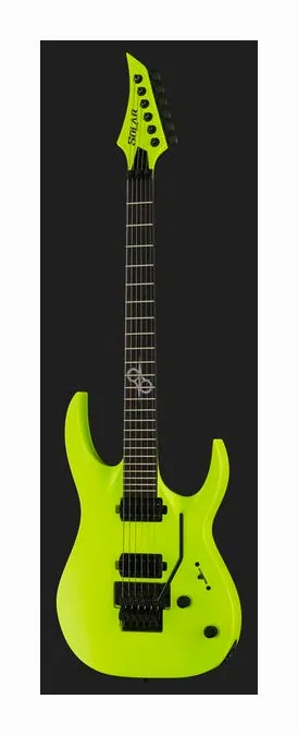 Solar Guitars A2.6 FR LN, prog zerowy i pierwsze pozycje na gryfie