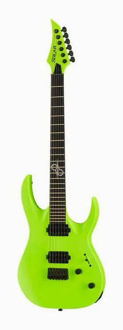 Solar Guitars A2.6 LN z bliska od przodu