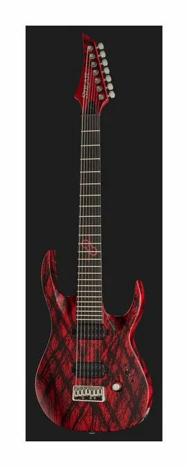 Solar Guitars A2.7Canibalismo+, mostek i klucze strojcze