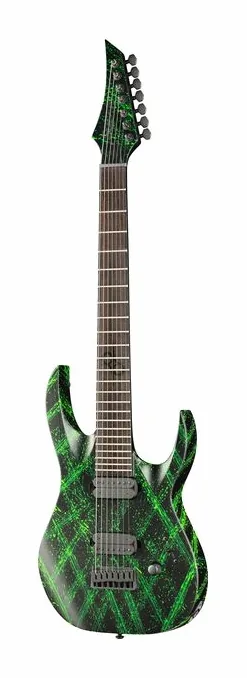 Solar Guitars A2.7CLN Canibalismo ujęta od przodu na neutralnym tle