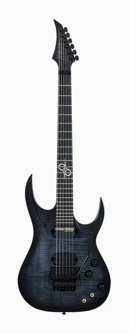 Solar Guitars AC1.6FRFBB Sustainiac+ ujęta od przodu na neutralnym tle
