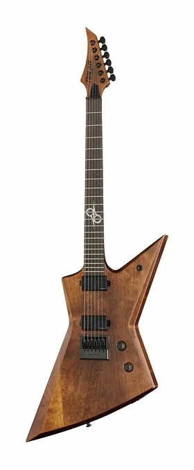 Solar Guitars E1.6AAN Aged Natural Matte widziana od przodu