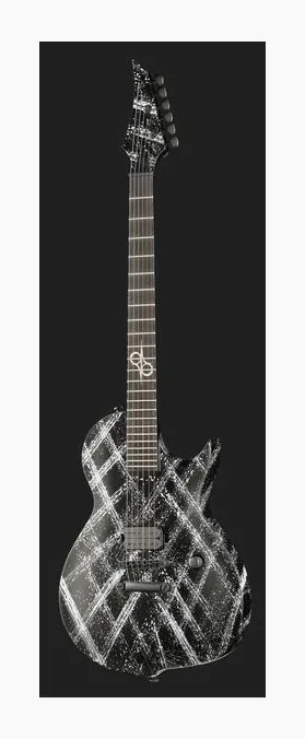 Solar Guitars GC1.6NC Cosmos, linie korpusu z góry