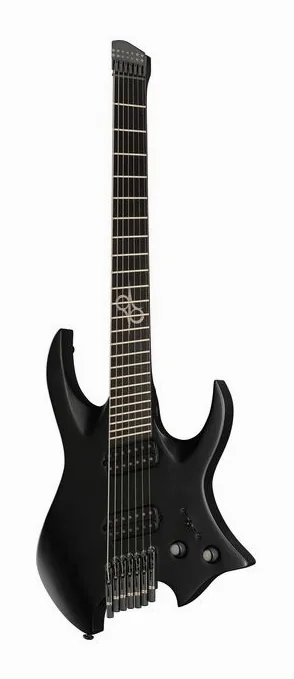 Solar Guitars H2.7C Carbon Black sfotografowana frontalnie