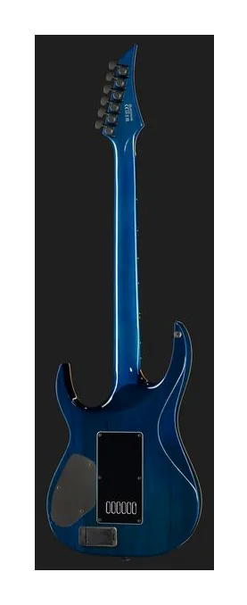 Solar Guitars S1.6AQOB Quilted Ocean Blue Br, profil boczny korpusu
