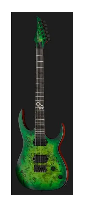 Solar Guitars S1.6HLB, przetworniki i gałki regulacji